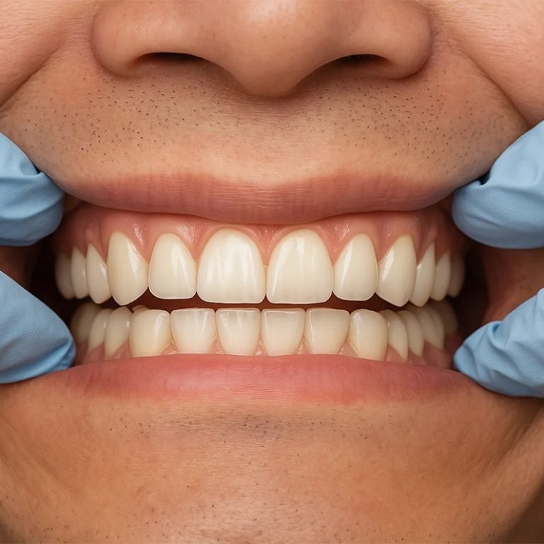 Gum-contouring-and-depigmentation